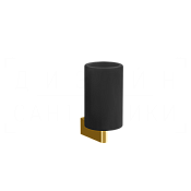 Gessi Origini Стакан подвесной, керамический Neolite, цвет: black/gold PVD 66408#246