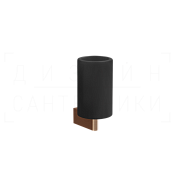 Gessi Origini Стакан подвесной, керамический Neolite, цвет: black/copper brushed PVD 66408#708