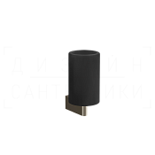 Gessi Origini Стакан подвесной, керамический Neolite, цвет: black/nickel PVD 66408#720