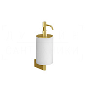 Gessi Origini Дозатор для жидкого мыла подвесной, керамичес. колба Neolite, цвет: white/gold brushed 66413#716