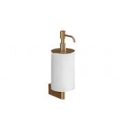 Gessi Origini Дозатор для жидкого мыла подвесной, колба Neolite, цвет: white/deep bronze brushed PVD 66413#791