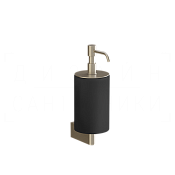 Gessi Origini Дозатор для жидкого мыла подвесной, колба Neolite, цвет: black/finox brushed nickel 66414#149