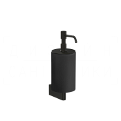 Gessi Origini Дозатор для жидкого мыла подвесной, керамическ. колба Neolite, цвет: black/aged bronze 66414#187