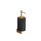 Gessi Origini Дозатор для жидкого мыла подвесной, колба Neolite, цвет: black/warm bronze brushed PVD 66414#726