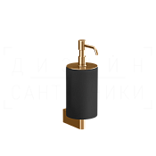 Gessi Origini Дозатор для жидкого мыла подвесной, колба Neolite, цвет: black/warm bronze PVD 66414#735