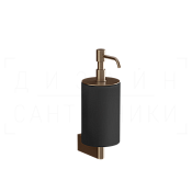 Gessi Origini Дозатор для жидкого мыла подвесной, колба Neolite, цвет: coffee bronze brushed PVD 66414#761