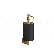 Gessi Origini Дозатор для жидкого мыла подвесной, колба Neolite, цвет: black/deep bronze brushed PVD 66414#791
