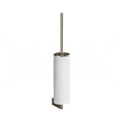 Gessi Origini Ершик для унитаза подвесной, с кермической колбой Neolite, цвет: white/nickel PVD 66419#720