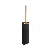 Gessi Origini Ершик для унитаза подвесной, с кермической колбой Neolite, цвет: black/copper PVD 66420#030