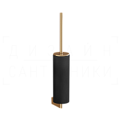 Gessi Origini Ершик для унитаза подвесной, колба Neolite, цвет: black/warm bronze brushed PVD 66420#726