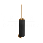 Gessi Origini Ершик для унитаза подвесной, с кермической колбой Neolite, цвет: black/warm bronze PVD 66420#735