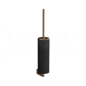 Gessi Origini Ершик для унитаза подвесной, колба Neolite, цвет: black/coffee bronze brushed PVD 66420#761