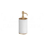 Gessi Ventaglio Дозатор для жидкого мыла настольный, колба Neolite, цвет: warm bronze brushed PVD 66437#726