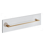 Gessi Origini Полотенцедержатель на стекло 63,5 см, подвесной, цвет: warm bronze brushed PVD 66515#726