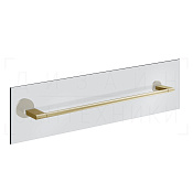 Gessi Origini Полотенцедержатель для крепления на стекло 63,5 см, подвесной, цвет: brushed brass PVD 66515#727