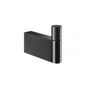 Gessi Habito Intreccio Крючок для полотенец одинарный, подвесной, цвет: black metal PVD 70123#706