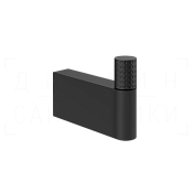 Gessi Habito Cesello Крючок для полотенец одинарный, подвесной, цвет: matte black 70423#299