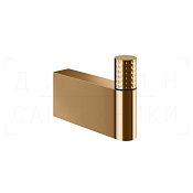 Gessi Habito Cesello Крючок для полотенец одинарный, подвесной, цвет: warm bronze PVD 70423#735