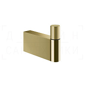 Gessi Habito Rigato Крючок для полотенец одинарный, подвесной, цвет: brass PVD 70523#710