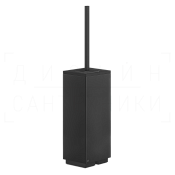 Gessi Inverso/Rettangolo Ершик для унитаза напольный, колба Neolite, цвет: black/matte black 20844#299