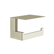 Gessi Inverso/Rettangolo Держатель туалетной бумаги с полочкой, подвесной, цвет: nickel PVD 20849#720
