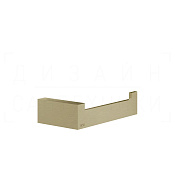 Gessi Inverso/Rettangolo Держатель туалетной бумаги открытый, подвесной, цвет: brushed brass PVD 20855#727