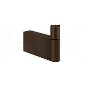 Gessi Habito Rigato Крючок для полотенец одинарный, подвесной, цвет: dark bronze 70523#845