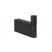 Gessi Habito Diamantato Крючок для полотенец одинарный, подвесной, цвет: matte black 70623#299