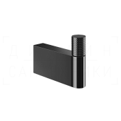 Gessi Habito Diamantato Крючок для полотенец одинарный, подвесной, цвет: black metal PVD 70623#706