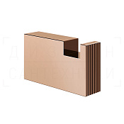Gessi Inverso/Rettangolo Крючок для полотенец одинарный, подвесной, цвет: copper PVD 73521#030