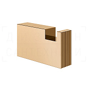 Gessi Inverso/Rettangolo Крючок для полотенец одинарный, подвесной, цвет: warm bronze PVD 73521#735