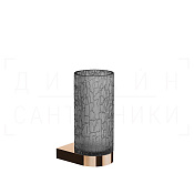 Gessi Incastri Стакан подвесной, полимерный Resin, цвет: light smoke/copper PVD 75407#030