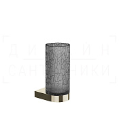 Gessi Incastri Стакан подвесной, полимерный Resin, цвет: light smoke/nickel PVD 75407#720