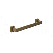 Gessi Inverso/Rettangolo Поручень для ванны 50 см, подвесной, цвет: antique brass 20893#713