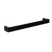 Gessi Inverso/Rettangolo Полотенцедержатель 46,5 см, подвесной, цвет: black metal PVD 20900#706