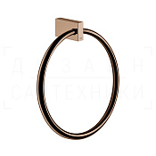 Gessi Inverso/Rettangolo Полотенцедержатель кольцевой d22,3 см, подвесной, цвет: copper PVD 20909#030