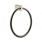 Gessi Inverso/Rettangolo Полотенцедержатель кольцевой d22,3 см, подвесной, цвет: nickel PVD 20909#720
