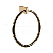 Gessi Inverso/Rettangolo Полотенцедержатель кольцевой d22,3 см, подвесной, цвет: warm bronze PVD 20909#735