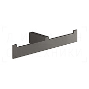 Gessi Inverso/Rettangolo Полотенцедержатель двойной 26,5 см, подвесн., цвет: black metal brushed PVD 20915#707