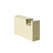 Gessi Rettangolo Accessories Крючок для полотенец одинарный, подвесной, цвет: brass PVD 20921#710