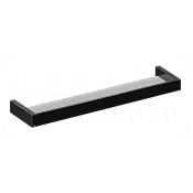 Gessi Inverso/Rettangolo Полка металлическая 61,5 см, подвесная, цвет: black metal PVD 20945#706