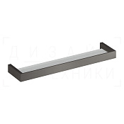 Gessi Inverso/Rettangolo Полка металлическая 61,5 см, подвесная, цвет: black metal brushed PVD 20945#707
