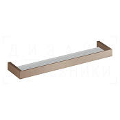 Gessi Inverso/Rettangolo Полка металлическая 61,5 см, подвесная, цвет: copper brushed PVD 20945#708