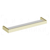 Gessi Inverso/Rettangolo Полка металлическая 61,5 см, подвесная, цвет: brass PVD 20945#710