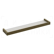 Gessi Inverso/Rettangolo Полка металлическая 61,5 см, подвесная, цвет: antique brass 20945#713
