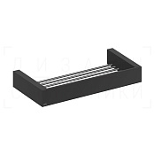 Gessi Inverso/Rettangolo Полочка-решетка металлическая 31,5 см, подвесная, цвет: matte black 20947#299