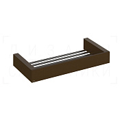 Gessi Inverso/Rettangolo Полочка-решетка металлическая 31,5 см, подвесная, цвет: dark bronze 20947#845