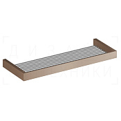 Gessi Inverso/Rettangolo Полочка-решетка металлическая 61,5 см, подвесная, цвет: copper brushed PVD 20950#708