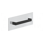 Gessi Inverso/Rettangolo Полотенцедержатель на стекло 31,5 см, подвесной, цвет: matte black 20961#299