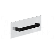 Gessi Inverso/Rettangolo Полотенцедержатель на стекло 31,5 см, подвесной, цвет: black metal PVD 20961#706